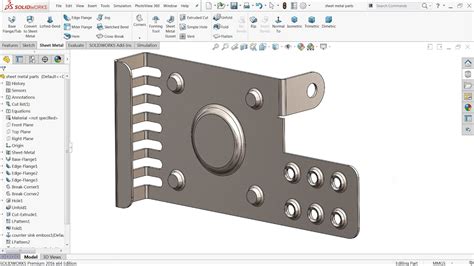 design sheet metal machined and plastic parts using cad tools|sheet metal forming software.